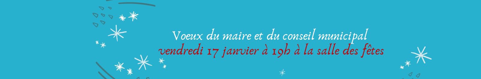 voeux du maire et du CM