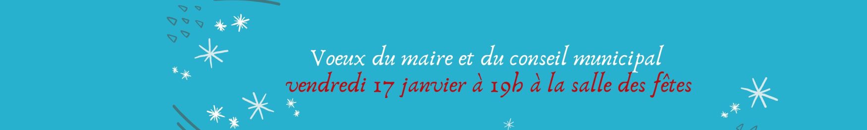 voeux du maire et du CM