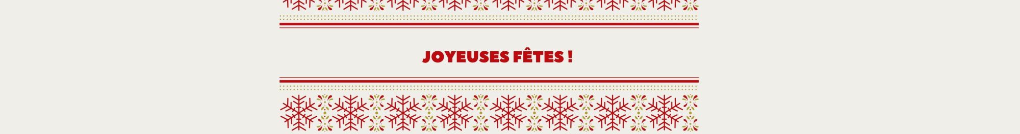 Joyeuses fêtes