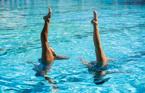 Natation synchronisée en duo