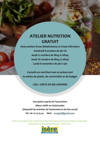 atelier nutrition