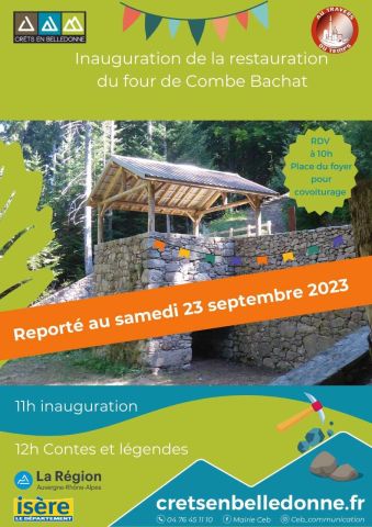 Report inauguration du four de Combe Bachat