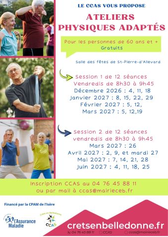 Ateliers physiques adaptés
