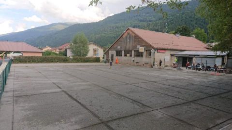 Terrains extérieur du boulodrome de Crêts en Belledonne