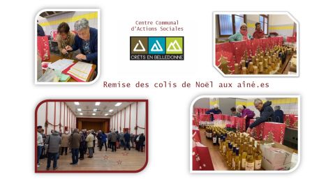 Remise du colis des aînés à Crêts en Belledonne