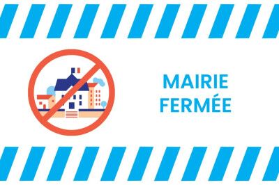 Mairie fermée