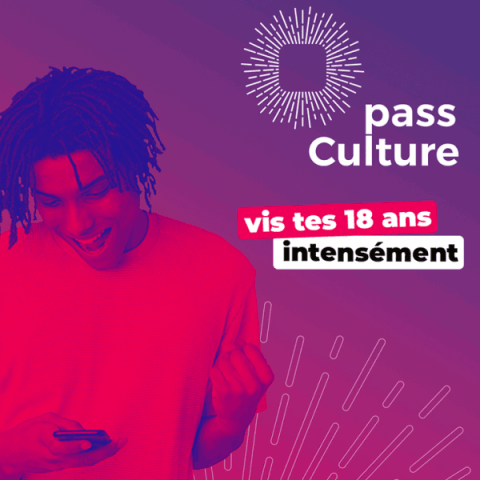 Visuel du Pass culture Vis tes 18 ans intensément