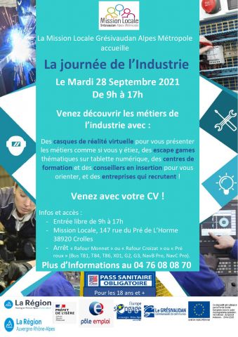 Flyer journée de l'industrie