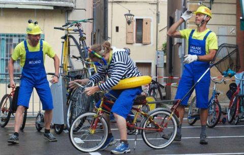 Spectacle vélos rigolos Compagnie Ziganime