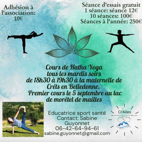 Cours de yoga Ci'ailes