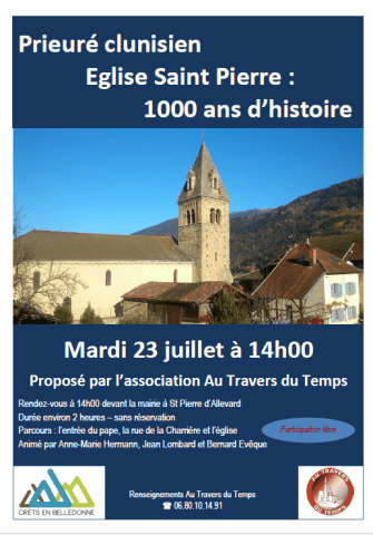 Affiche balade eglise 23 juillet 24