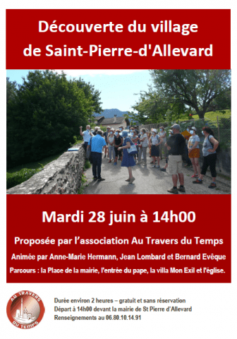 Affiche balade Au travers du temps