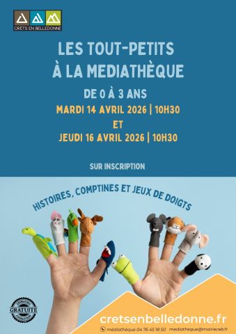 LES TOUT-PETITS A LA MEDIATHQUE