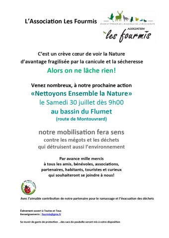 Association Les fourmis - nettoyage de la nature