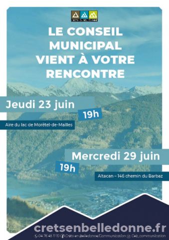 Réunions municipalités RVB