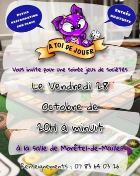 Soirée jeux à Morêtel de Mailles