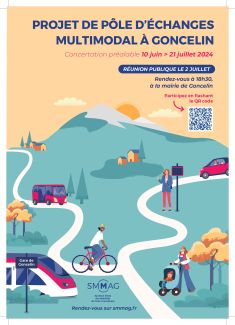 Projet de pôle d'échanges multimodal à Goncelin