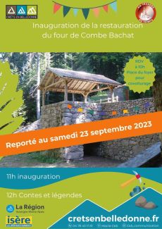 Report inauguration du four de Combe Bachat