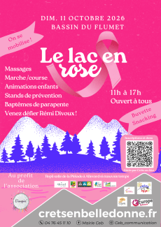 Affiche du Lac en Rose du 11 octobre 2026