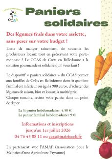 Flyer paniers solidaires
