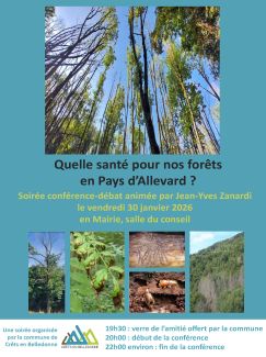 Conférence débat sur la santé des forêts