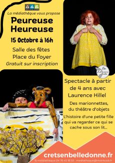 Visuel peureuse heureuse