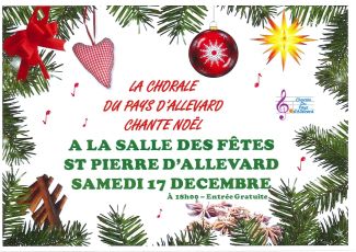 Concert de Noël de la chorale du pays d'Allevard