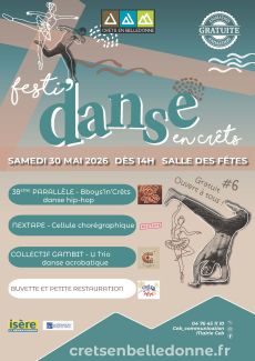 Affiche Festi'danse en Crêts 2026