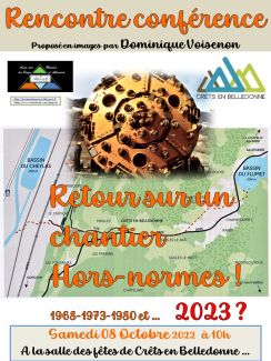 Conférence sur le bassin du Flumet : retour sur un chantier hors normes ! 