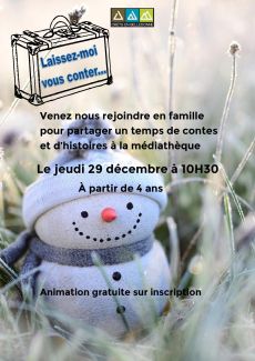 Le temps des contes médiathèque Crêts en Belledonne