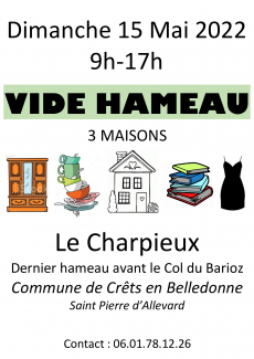 Vide hameau au Charpieu Crêts en Belledonne