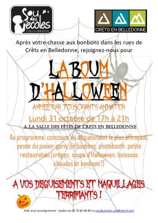 La boum d'Halloween